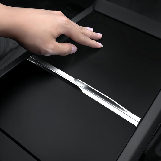 Cubierta de Consola Central Adhesiva Negro Matte Model 3 y Model Y 2025