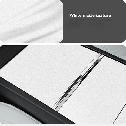 Cubierta de Consola Central Adhesiva Blanco Matte Model 3 y Model Y 2025