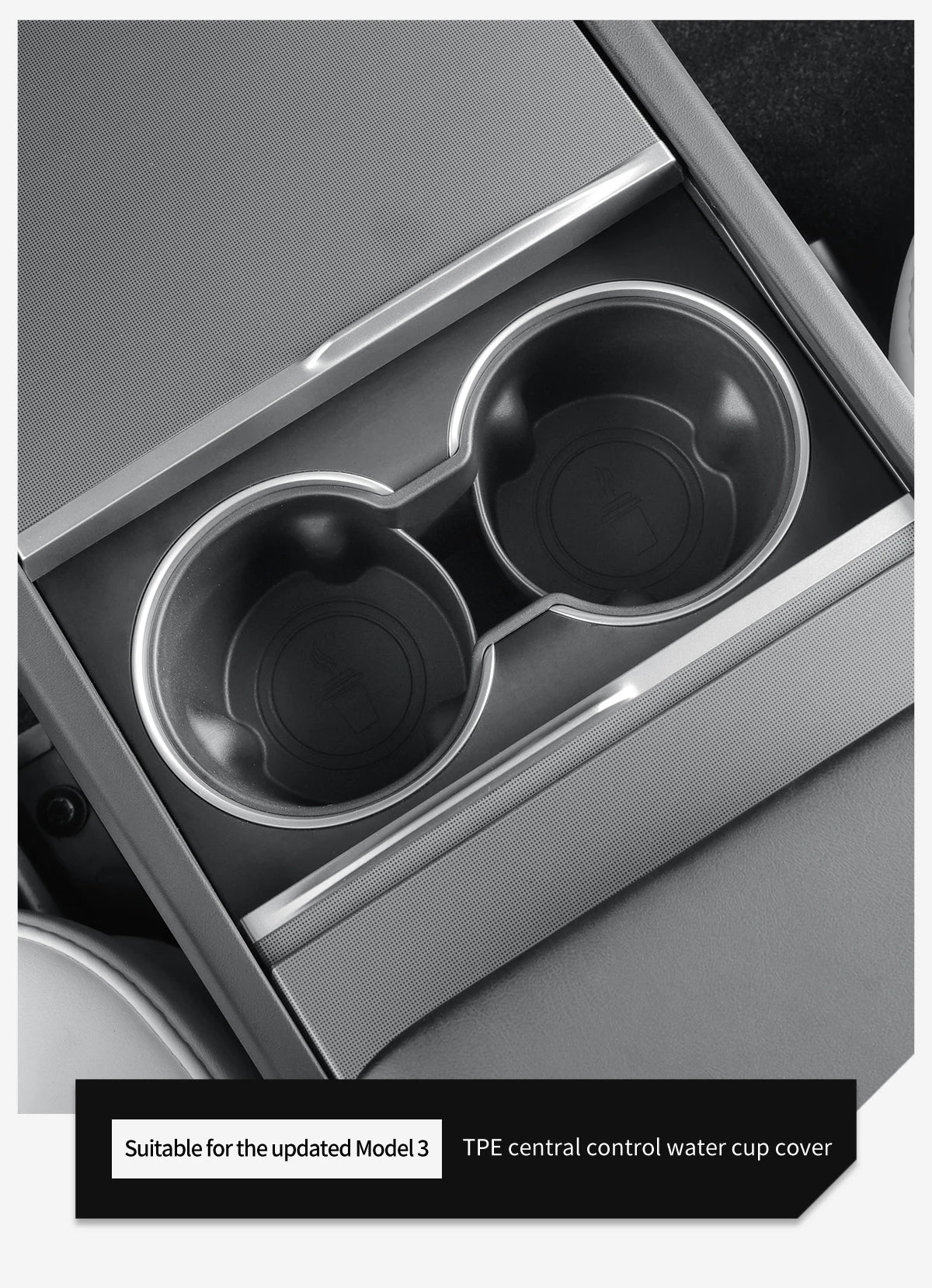 Portavasos Model 3 Highland / Model Y 2025 Juniper