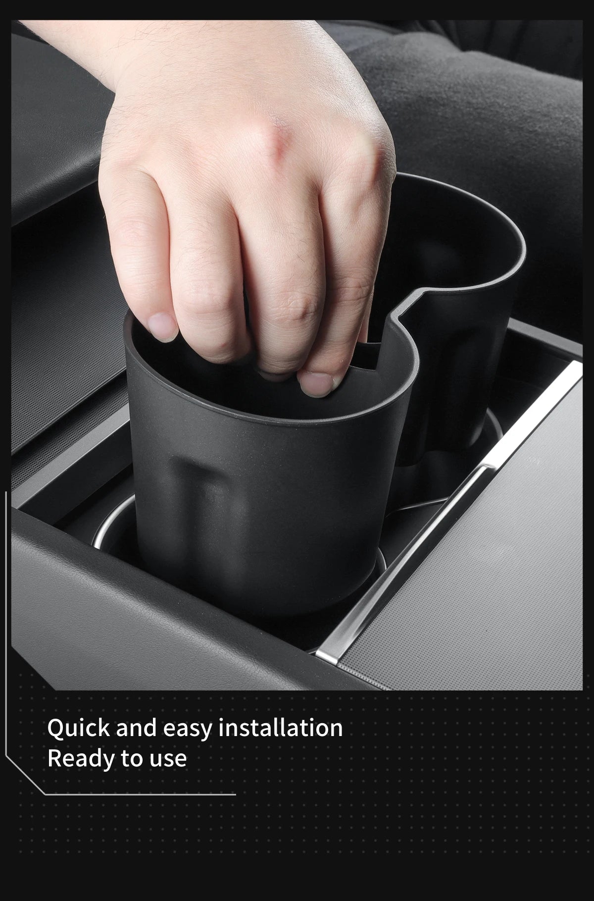 Portavasos Model 3 Highland / Model Y 2025 Juniper