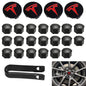 Kit de Insignia y Tapas Centrales para Rines Tesla – 4 Piezas