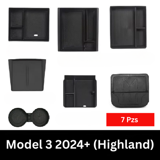 Kit Organizador Premium 7 Piezas Model 3 2024+