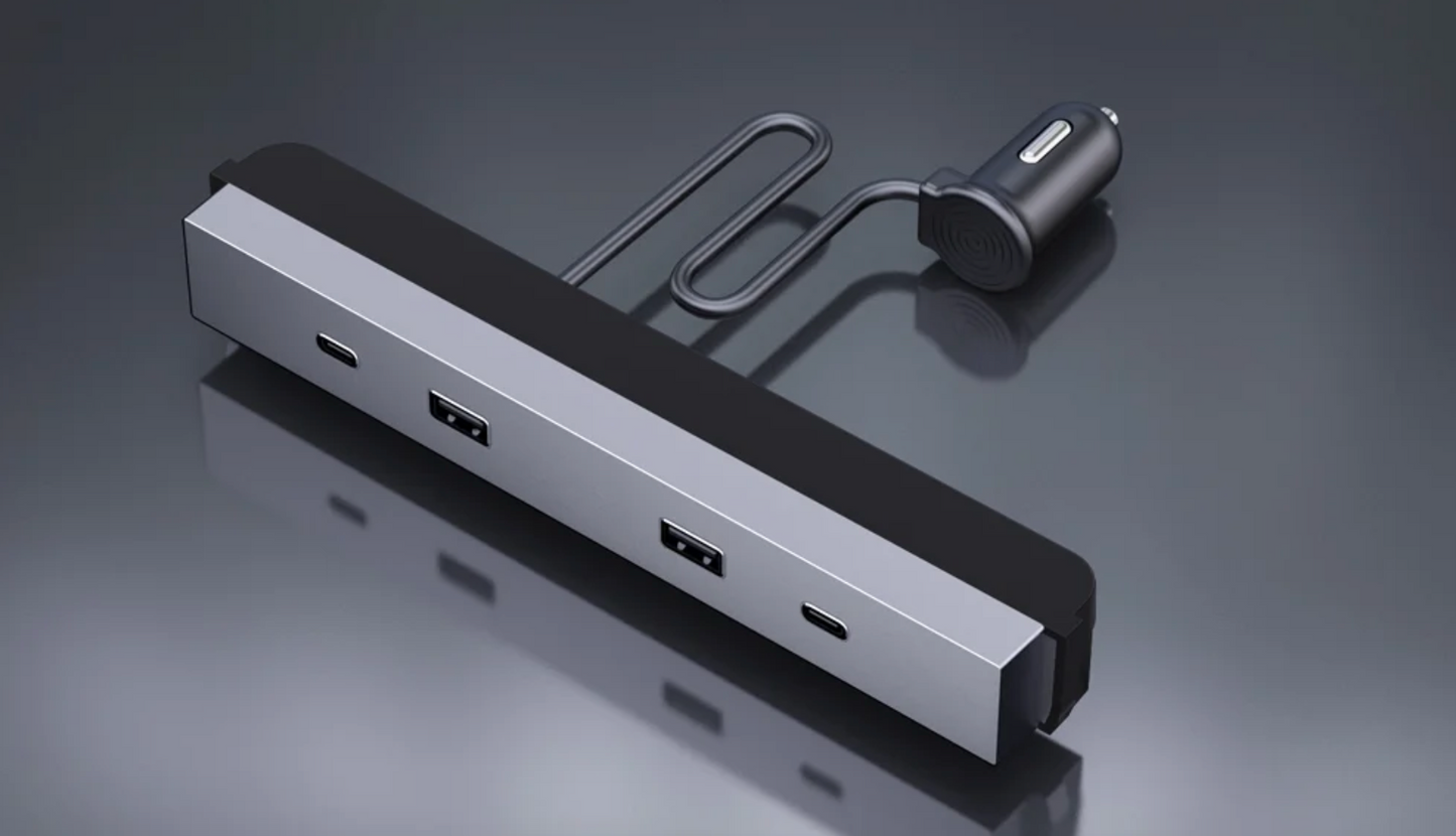 USB Hub 4 Puertos 65W