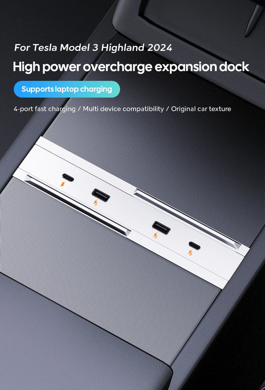 USB Hub 4 Puertos 65W